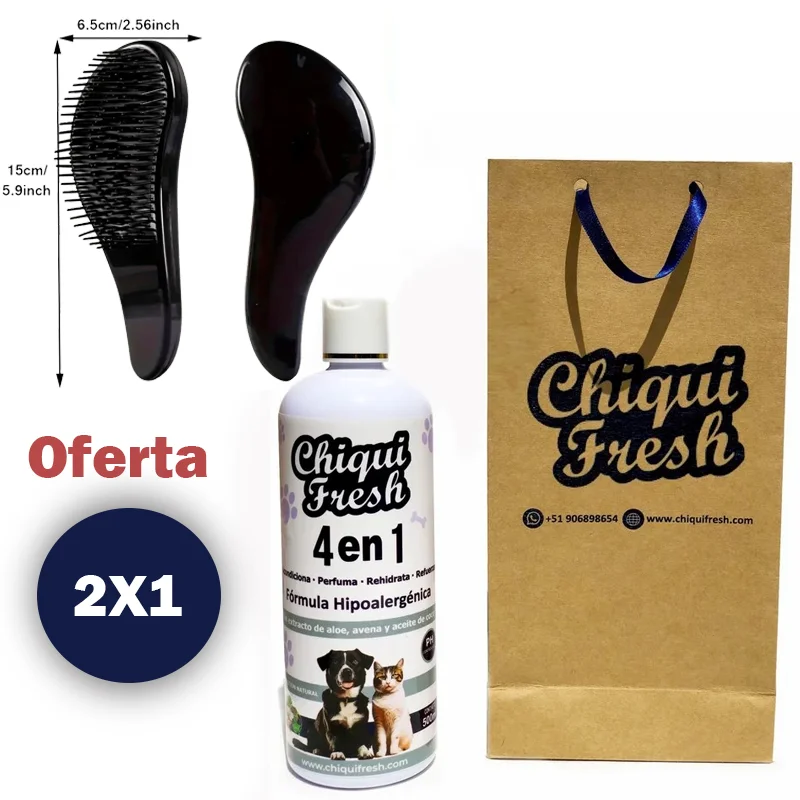 2x1 peine delgado y shampoo