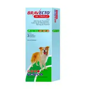 Bravecto 1M Triple de 10 a 20 kg para perros