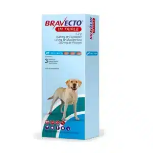 Bravecto 1M Triple de 20 a 40 kg para perros